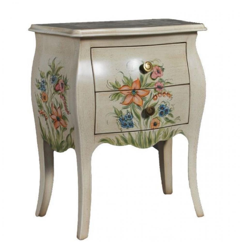 domus komoda nocny stolik kvetinovy dizajn shabby loft vyzdoba malovane kvety dekor krem mediteransky nabytok vintage country chalupa balaton renovacia nabytok.jpg